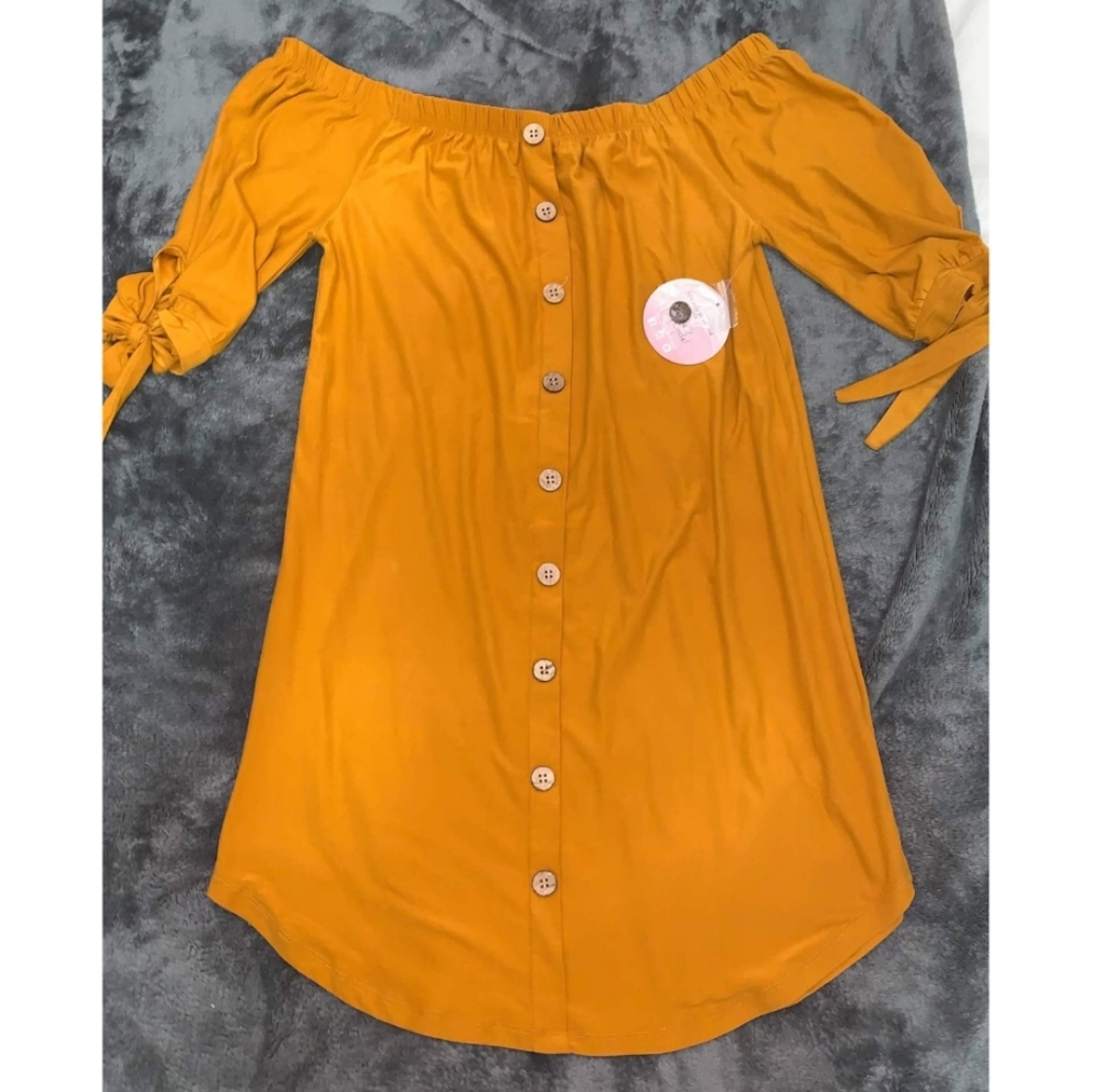 Orange dress M
